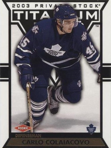 2002-03 Pacific Private Stock Titanium - Carlo Colaiacovo #138