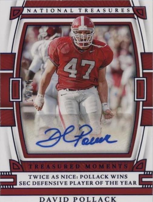 2023 Panini National Treasures Collegiate David Pollack #TM-DP
