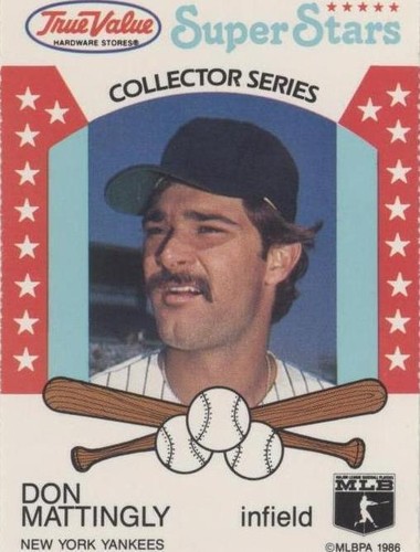 1986 True Value Hardware Super Stars - Don Mattingly #5