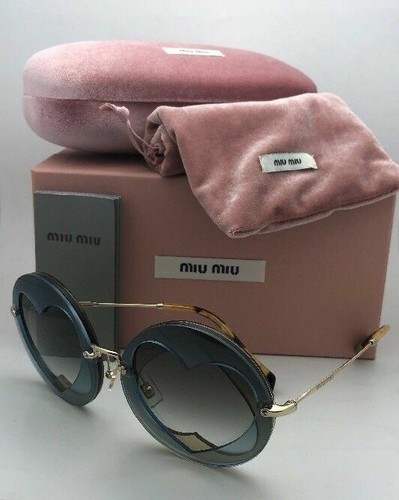 miu miu サングラス SMU62G New MIU MIU Sunglasses SMU 01S VA0-0A7 62-14 Gold Tortoise w