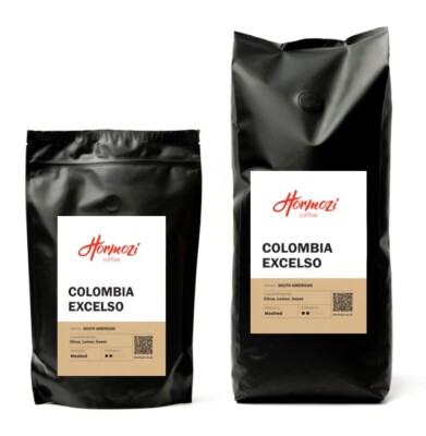 Traditional Drum Roasted Fresh 100% Colombia Excelso Coffee Beans /Ground Retail