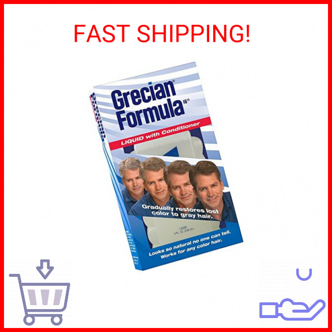 Grecian Formula Liquid with Conditioner, for Thicker and Healthier Hair, Gradual