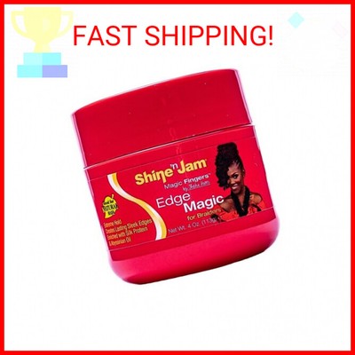 AmPro Shine-n-Jam Magic Fingers Edge Control - Provides Firm Hold with Non-Greas