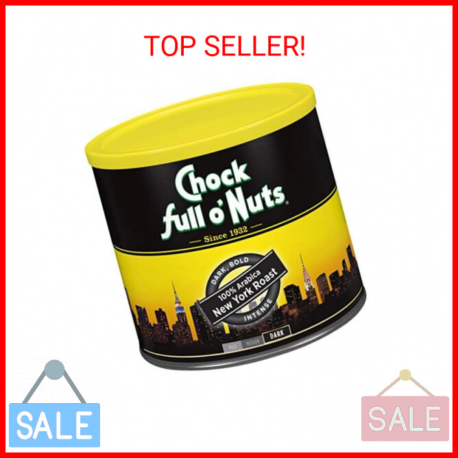 Chock Full o&rsquo;Nuts New York Roast, Dark Roast Ground Coffee