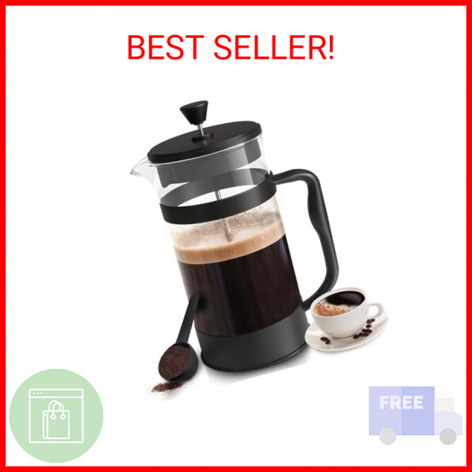 Coffee Maker 34 Oz, French Press Tea Maker, C