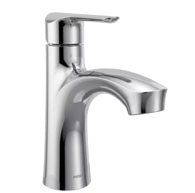 MOEN Findlay 84516 Single-Handle Single-Hole Bathroom Faucet in Chrome