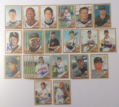 2011 Topps Heritage Autographed Card Will Pass BAS Rays Cubs Indians Twins Mets