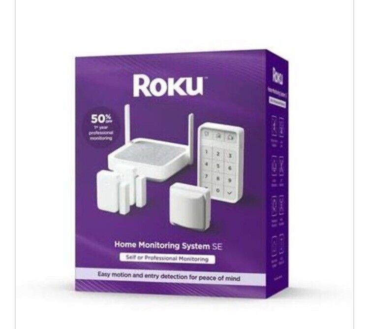 Roku Smart Home 5-Piece Monitoring System Bundle WiFi Indoor Outdoor