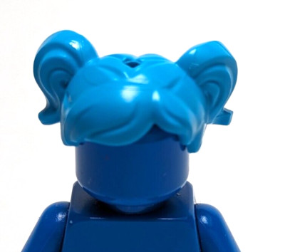 Lego - Minifigure Hair - Light Blue Pigtails
