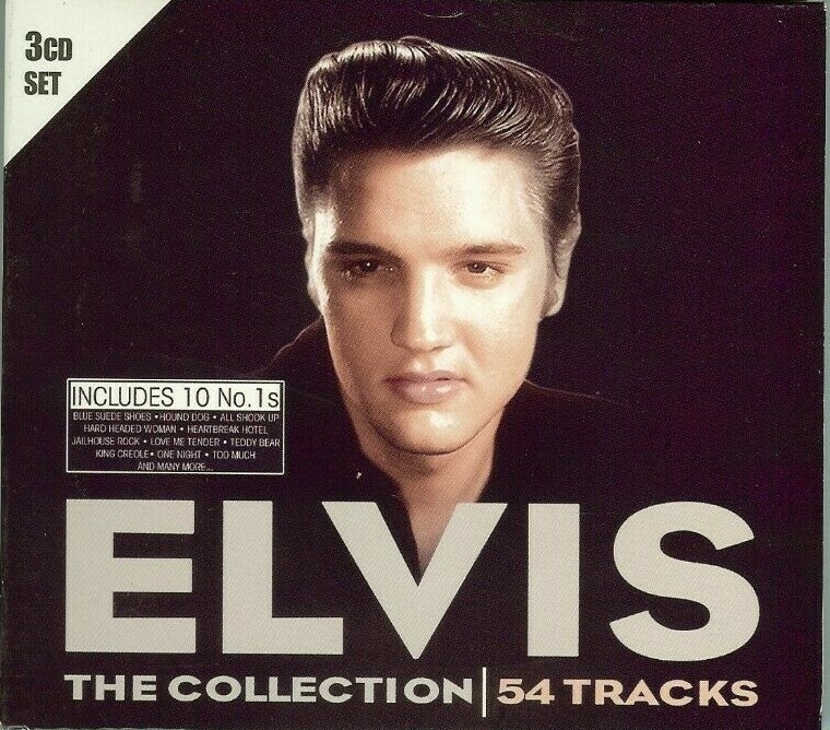 ELVIS PRESLEY - THE COLLECTION - 3 CD SET - 54 SONGS - VERY CLEAN