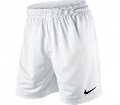 Men’s Nike Park Knit Gym Training Football Summer 6” Shorts White Size 2XL New