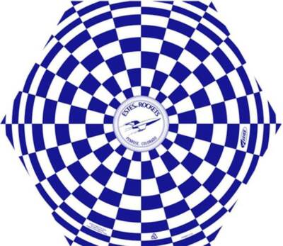 Estes Flying Model Rocket Accessory Parachute 18'' Blue EST 2267