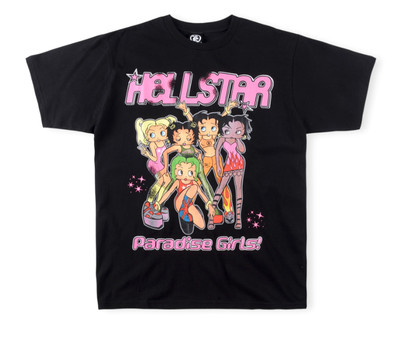Hell Paradise star Girl Tee high street trendy men women shorts Sleeve T-Shirt