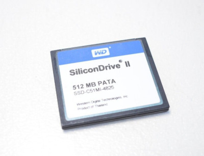 SiliconDrive WD 512MB PATA Compact Flash CF Card