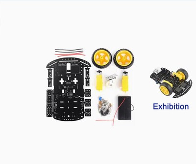 2WD/4WD Intelligent Acrylic Sheet Car with Single/Double Layer Four-wheel Drive