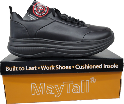 Wide slip sales resistant work shoes