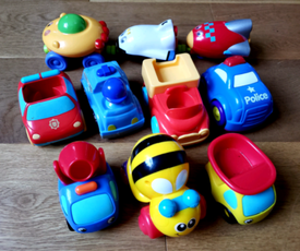 Toddler push along vehicles
