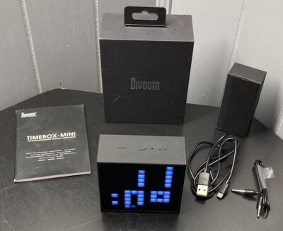 Divoom TimeBox Mini Bluetooth Speaker Lamp Digital Palette Alarm LED Display