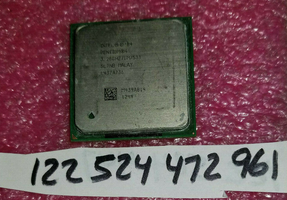 Intel® Pentium 4 3.20/1M/533 SOCKET 478PIN RK80546HE0881M