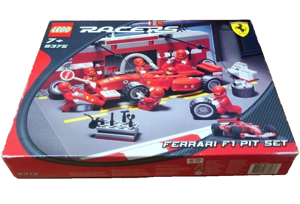LEGO 8375 Racer Ferrari F1 Pit Set Sealed eBay