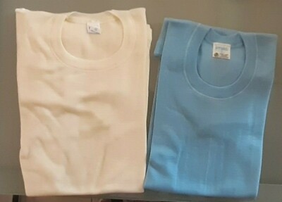 Maglia intima uomo mezza manica pura lana. IMEC