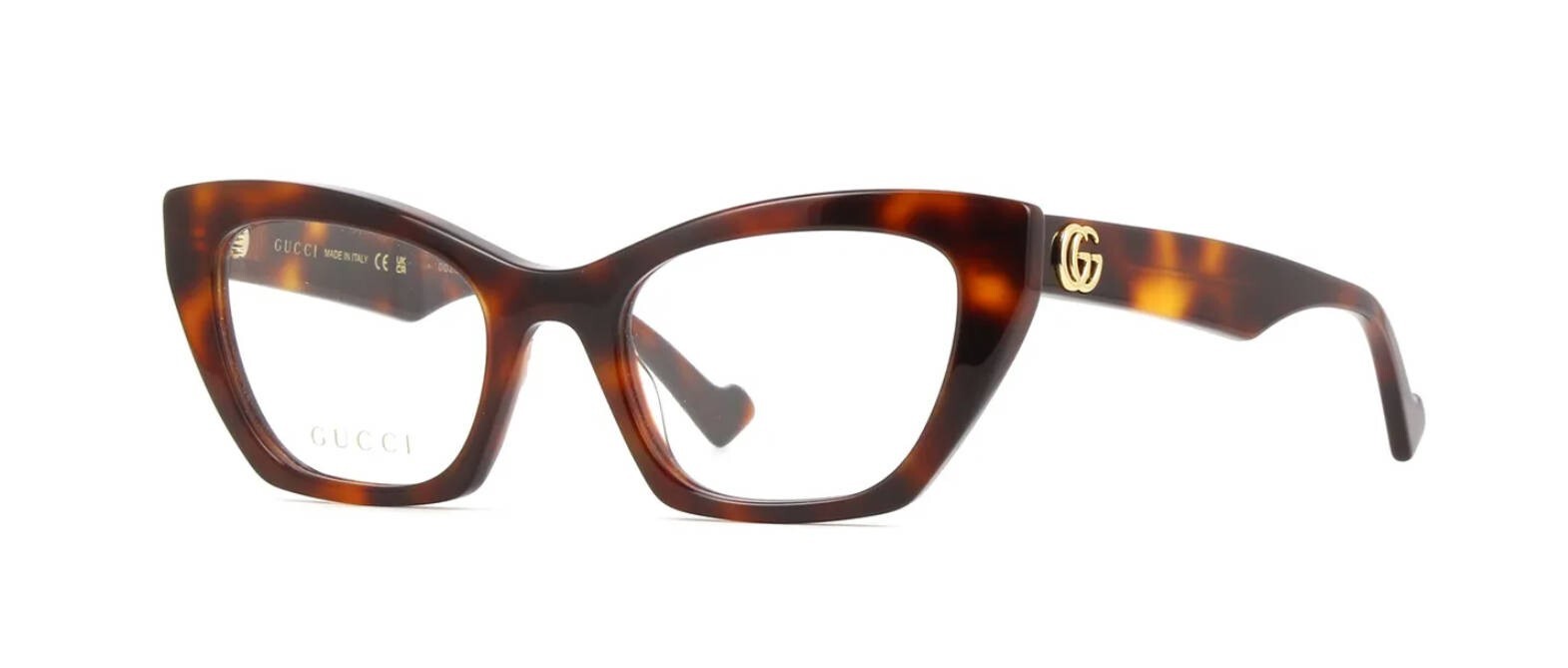 メガネ GUCCI Gucci - GG1334O - 002 havana havana transpa Gucci GG1334O Havana (002) Eyeglasses | eBay