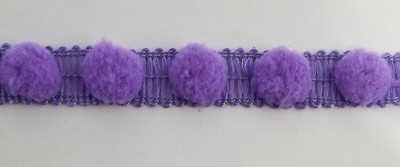 1/2'' Novelty Pom Pom Trim - 9 Continuous Yards - Many Colors Available!