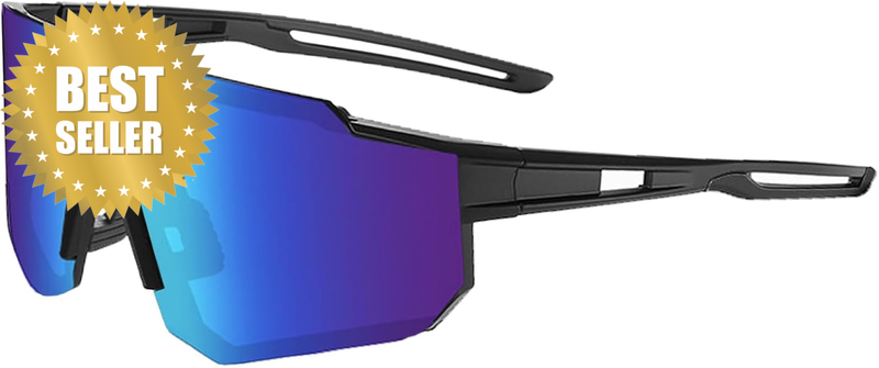 Cycling Sunglasses, Sports Polarized Sunglasses for Men and Women, UV 400 Protec