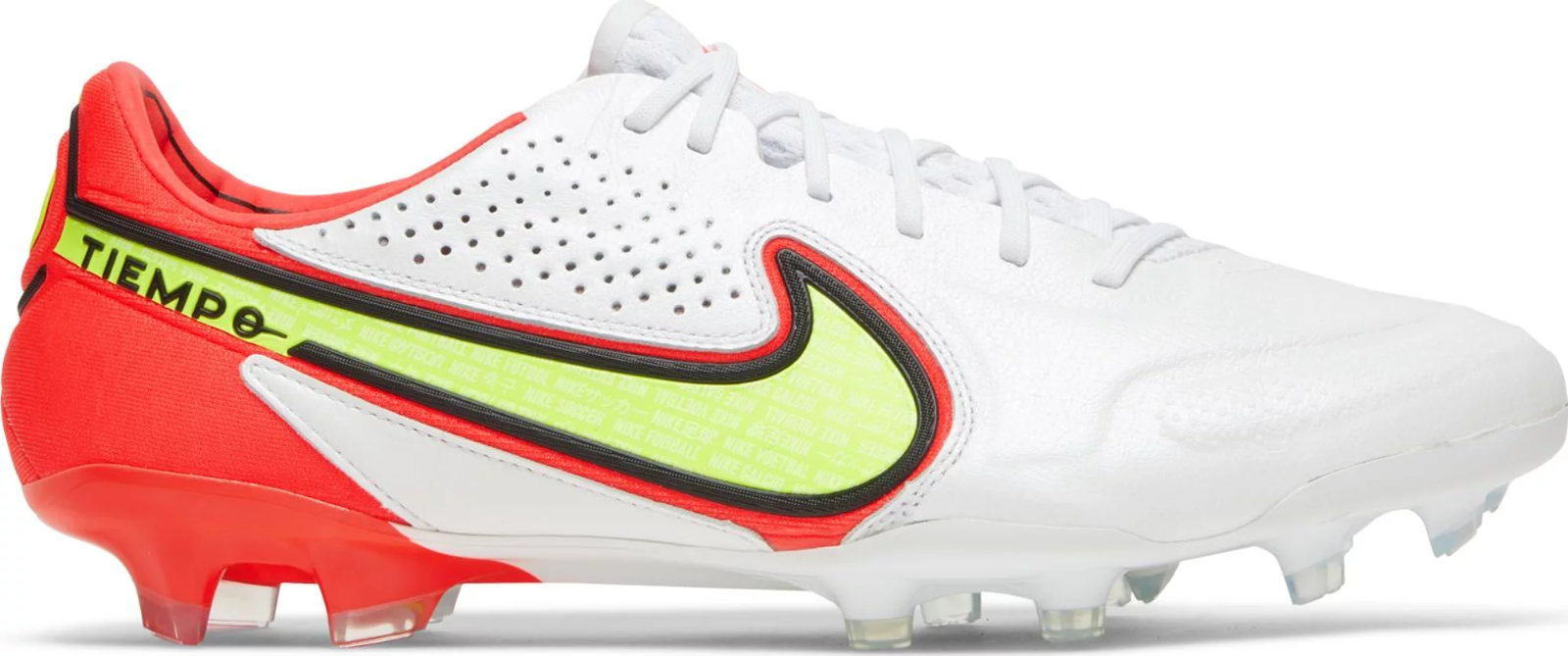 

Футбольные бутсы Nike Tiempo Legend 9 Elite FG Motivation Pack, белые, оранжевые, мужские 9, Белый, Nike Tiempo Legend