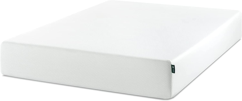 ZINUS 10 Inch Green Tea Memory Foam Mattress, Fiberglass Free, Patented Custom C