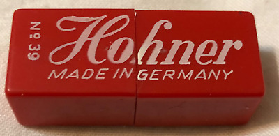 VINTAGE HOHNER No 39 LITTLE LADY HARMONICA W/ORIGINAL CASE MADE IN GERMANY 70s