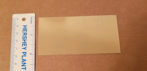 Lot of 29 2X4 GOLD color ALUMINUM ENGRAVING MACHINE PLAQUE & TROPHY PLATES NOS