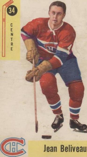 1958-59 Parkhurst - Jean Beliveau #34