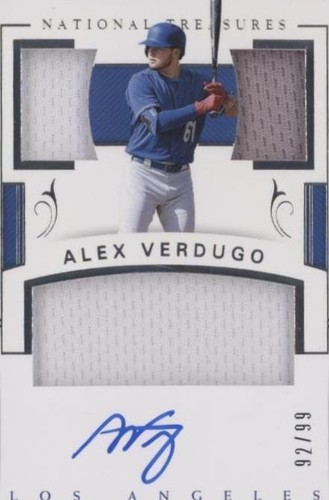 2018 Panini National Treasures - Alex Verdugo #PCS-AV