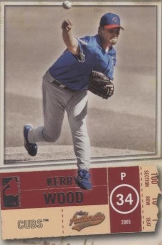 2005 Fleer Authentix - Kerry Wood #35