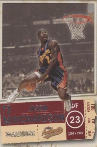 2004-05 Fleer Authentix - Jason Richardson #74