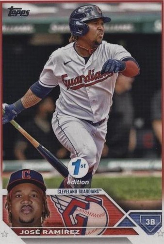 2023 Topps Series 1 1st Edition - Jose Ramirez #256