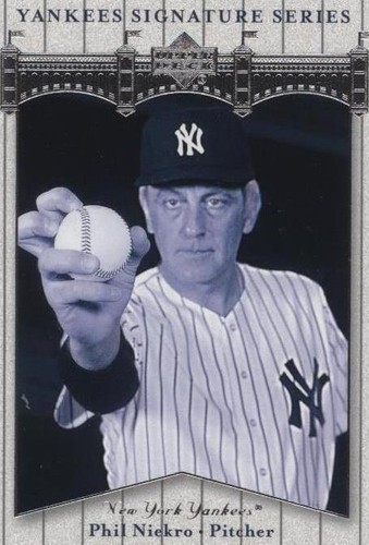 2003 Upper Deck Yankees Signature Series - Phil Niekro #65