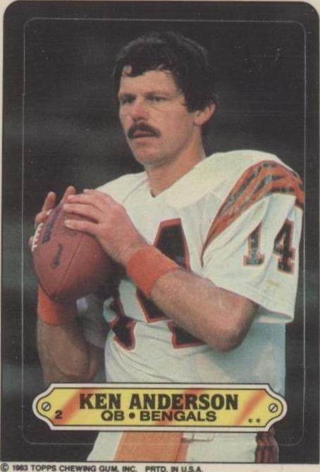 Ken Anderson #2 Topps 1983