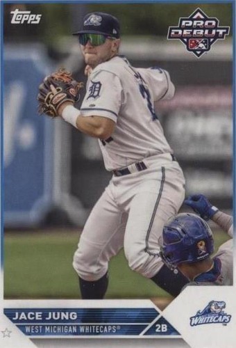 Jace Jung 2023 Topps Pro Debut Chrome Orange Lava Refractor