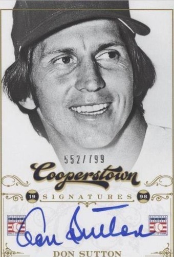 2012 Panini Cooperstown - Don Sutton #HOF-DSU