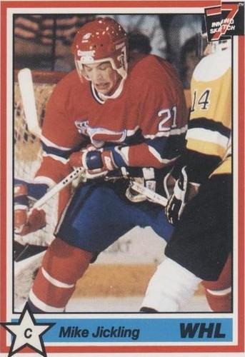 1990-91 7th Inning Sketch WHL - Mike Jickling #191