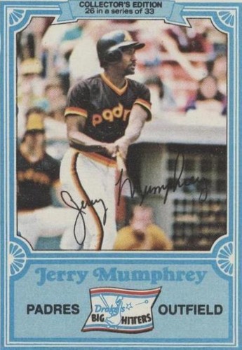1981 Topps Drake's Big Hitters - Jerry Mumphrey #26