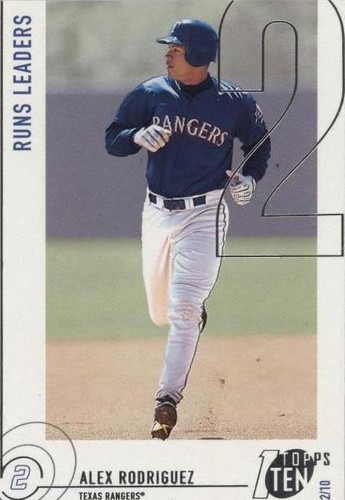 2002 Topps Ten - Alex Rodriguez #83