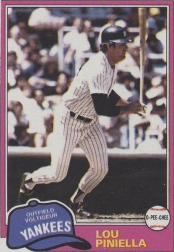 1981 O-Pee-Chee - Lou Piniella #306