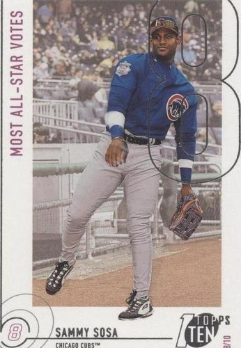 2002 Topps Ten - Sammy Sosa #108