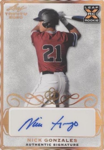 2020 Leaf Trinity - Nick Gonzales #A-NG1