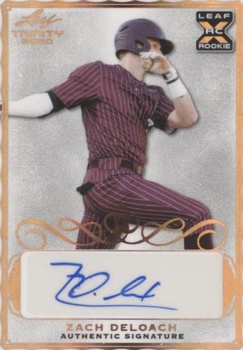 2020 Leaf Trinity - Zach DeLoach #A-ZDL