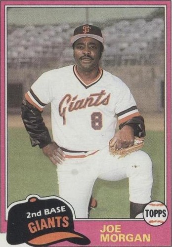 1981 Topps Traded - Joe Morgan #807