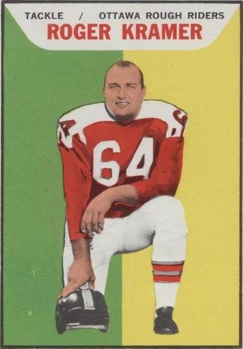 1965 Topps CFL Roger Kramer #80
